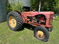 Massey Harris Model 55 Wide Front Tractor, 18.4 x 34 Rears, 7.50 x 18 Fronts, 540 PTO, Engine is Loo