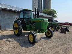 1990 John Deere 4455 2 Wheel Drive Tractor, 8,855 Hours, Quad Range Transmission, 9.50-20 Fronts, 14