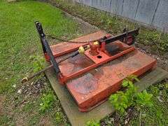 United Farm Tools 3pt Rough Cut Mower, 5’, 540 PTO, Single Rear Tire, SN: 12092