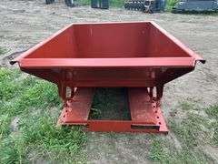 1.5 Yard Dumpster Pallet Fork Hookup, Self Dumping