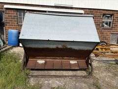 (2) Soderholm Pig Self Feeders, Galvanized, 6’ Long, Buying All for One Money