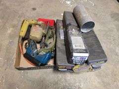Assortment of Misc Welding Rods, Jigsaw and Welding Goggles