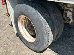 1984 Morgan Single Axle Semi Water Trailer, 28' Long, (2) 1,600 Gallon Tanks, Inductor and 5hp Motor