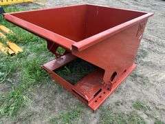 1.5 Yard Dumpster Pallet Fork Hookup, Self Dumping