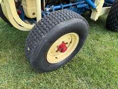 1963 Ford 4130 Industrial Tractor with Loader and 6’ Blade, 13.6-28 Diamond Tread Tires, Unknown Act