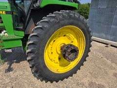 1990 John Deere 4455 2 Wheel Drive Tractor, 8,855 Hours, Quad Range Transmission, 9.50-20 Fronts, 14