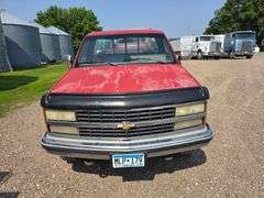 1991 Chevrolet Silverado 1500, 4x4, Single Cab Pickup with 8’ Box, V8 Engine, 5 Speed Manual Transmi