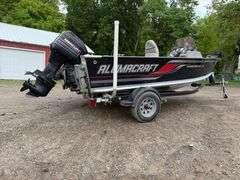 2009 Alumacraft Navigator 165CS 16’ Boat, 90HP Mercury Outboard, 2 Stroke, Minn Kota Trolling Motor,