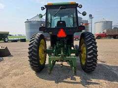 1990 John Deere 4455 2 Wheel Drive Tractor, 8,855 Hours, Quad Range Transmission, 9.50-20 Fronts, 14