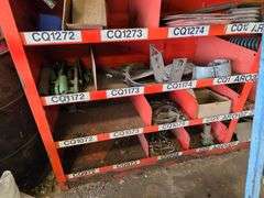 Heavy Duty Steel Cabinet, 8’ x 8’ x 2’ Deep, Comes with Extra Partitions and All the Misc Contents