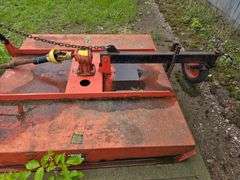 United Farm Tools 3pt Rough Cut Mower, 5’, 540 PTO, Single Rear Tire, SN: 12092