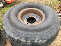 (4) 50x21.0-20 Floatation Tires on 10 Bolt Rims, Air Plane Tires, 30PR