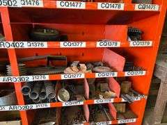 Heavy Duty Steel Cabinet, 8’ x 8’ x 2’ Deep, Comes with Extra Partitions and All the Misc Contents