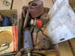 Acetylene Hoses, Rotary Sander and Misc Assortment of Items