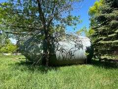 Cone Style Holding Bin That Holds 1800 Bushels, Buyer is Responsible for Their Own Loading, Approx 1