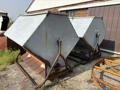 (2) Soderholm Pig Self Feeders, Galvanized, 6’ Long, Buying All for One Money