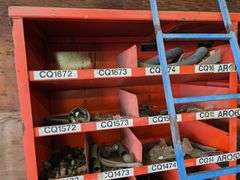 Heavy Duty Steel Cabinet, 8’ x 8’ x 2’ Deep, Comes with Extra Partitions and All the Misc Contents