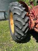 Massey Harris Model 55 Wide Front Tractor, 18.4 x 34 Rears, 7.50 x 18 Fronts, 540 PTO, Engine is Loo