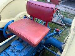 1963 Ford 4130 Industrial Tractor with Loader and 6’ Blade, 13.6-28 Diamond Tread Tires, Unknown Act