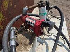 L-Shaped Pickup Fuel Tank with 20 Gallon 12 Volt Hi Flow Fill-Rite Pump, Automatic Shut off Nozzle