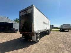 1984 Morgan Single Axle Semi Water Trailer, 28' Long, (2) 1,600 Gallon Tanks, Inductor and 5hp Motor