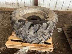 (2) Titan 11.2-24 Tires on 8 Bolt Rims, 6” Centers