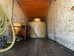 1984 Morgan Single Axle Semi Water Trailer, 28' Long, (2) 1,600 Gallon Tanks, Inductor and 5hp Motor