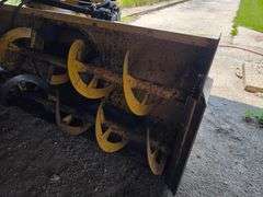 Alloway Dual Auger Snow Blower, Hydraulic Spout, 540 PTO, 3pt Hookup, SN: 23075