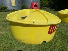 QLF 4 Wheel Cattle Lick Tank, Approx. 6’ Diameter