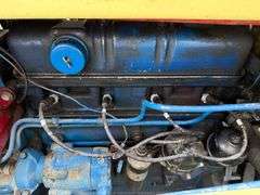 1963 Ford 4130 Industrial Tractor with Loader and 6’ Blade, 13.6-28 Diamond Tread Tires, Unknown Act