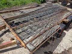 Approx 5 Misc Cattle Panels on Trailer, *Trailer is Not Included