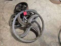 5 Assorted Belt Pulleys
