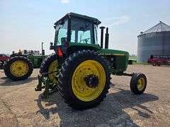 1990 John Deere 4455 2 Wheel Drive Tractor, 8,855 Hours, Quad Range Transmission, 9.50-20 Fronts, 14