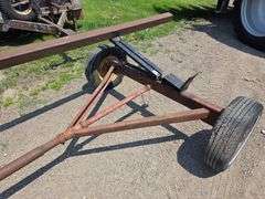 Lindsey Home Made 4 Wheel Header Trailer, 28’ Total Length, Made for 25’ Head, 14” Tires on 5 Bolt R