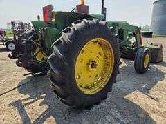 1969 John Deere 4020 Wide Front Diesel with John Deere 48 Loader and 7’ Bucket, 9,506 Hours, 14.9x38