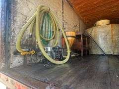 1984 Morgan Single Axle Semi Water Trailer, 28' Long, (2) 1,600 Gallon Tanks, Inductor and 5hp Motor