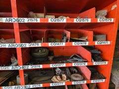 Heavy Duty Steel Cabinet, 8’ x 8’ x 2’ Deep, Comes with Extra Partitions and All the Misc Contents