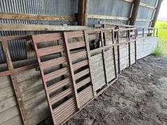 1985 DRCT 7’ x 16’ Car Trailer, Hand Crank Winch, Ramps, Comes with 7’ x 16’ Gates that were Made to