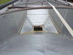 1979 Wilson 42’ Grain Trailer, Aluminum Sides, 11R24.5 Tires, Spring Ride, Roll Tarp, Model: AGH-500