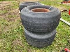 (4) 50x21.0-20 Floatation Tires on 10 Bolt Rims, Air Plane Tires, 30PR