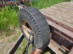 Home Made Tri Axle Trailer, 24’ Long, 8’ Wide, Has 2 Point or 2 5/16” Ball, Heavy Duty