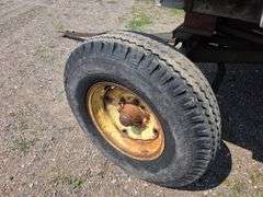 4 Wheel Trailer with Hydraulic Hoist, 8’ x 10’, Wood Floor, 6 Bolt Hubs