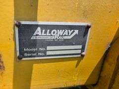 Alloway RAU 2030 Cultivator, 18 Row 22”, Fold Up Wings