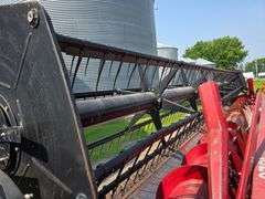 IH Model 1020 Bean Head, 25’ Wide, Bolt on Sections, Comes with 4 Wheel Header Trailer, 9.5L-14 Tire