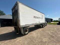 1984 Morgan Single Axle Semi Water Trailer, 28' Long, (2) 1,600 Gallon Tanks, Inductor and 5hp Motor
