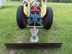 1963 Ford 4130 Industrial Tractor with Loader and 6’ Blade, 13.6-28 Diamond Tread Tires, Unknown Act