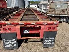 1981 Hobbs 96”x42’ Flatbed Semi Trailer, Tandem Axle, Spring Ride, 11R24.5 on Steel Budd, Side Box, 