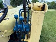 1963 Ford 4130 Industrial Tractor with Loader and 6’ Blade, 13.6-28 Diamond Tread Tires, Unknown Act