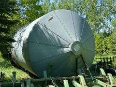 Cone Style Holding Bin That Holds 1800 Bushels, Buyer is Responsible for Their Own Loading, Approx 1