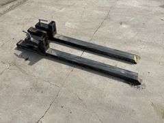 Bale Forks, Clamp on bucket style, 43”, 59” overall length